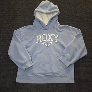 y2k Roxy Hoodie Size L 12/14 Embroidered Y2k Youth